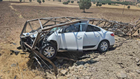 Diyarbakır’da piknik yolunda kaza: 1’i ağır 4 yaralı
