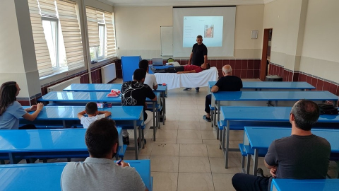 Kütahya’da "Lumbar Bölge Tedavisi" konulu workshop çalışması yapıldı
