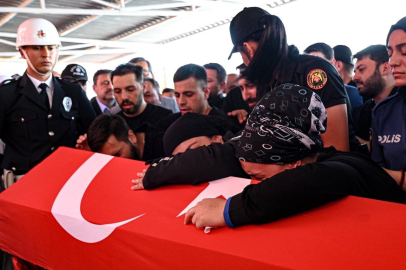 Şehit polis memuru son yolculuğuna uğurlandı