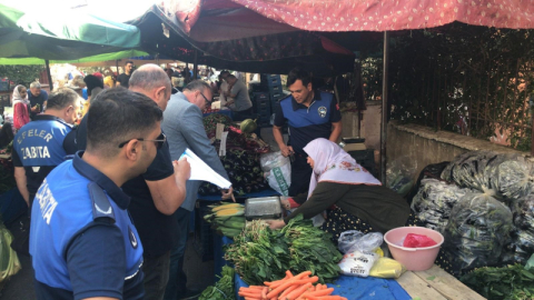 Semt pazarlarında teraziler denetlendi