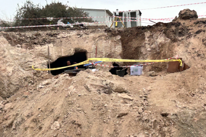 Hatay'da ilginç olay! İnşaat temelinde mezar odaları ortaya çıktı!